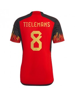 Moški Nogometna dresi replika Belgija Youri Tielemans #8 Domači SP 2022 Kratek rokav
